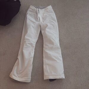 White roxy ski pants size xl size 14
